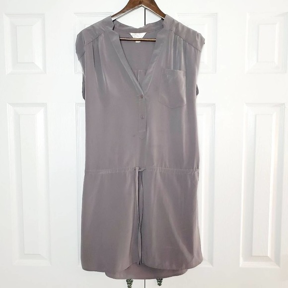 ZOA Drawstring Drop Waist Dress - Picture 5 of 7